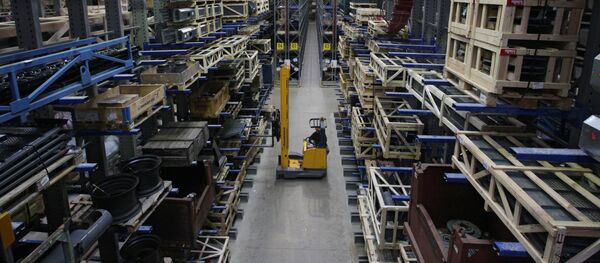 Склад запасных частей на заводе - Sputnik Ўзбекистон