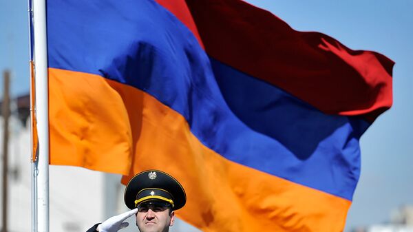 Флаг Армении. Архивное фото - Sputnik Ўзбекистон