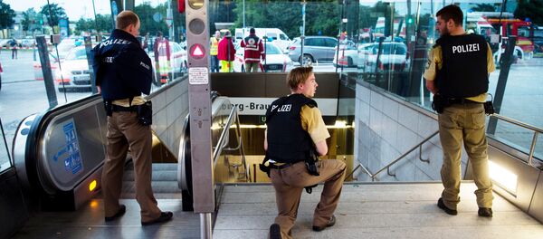 Großeinsatz der Polizei in München Großeinsatz der Polizei in München - Sputnik Узбекистан