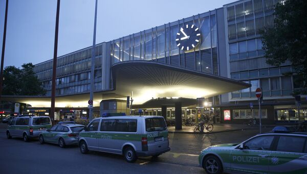 Торговый центр Олимпия в Мюнхене, где произошла стрельба - Sputnik Узбекистан