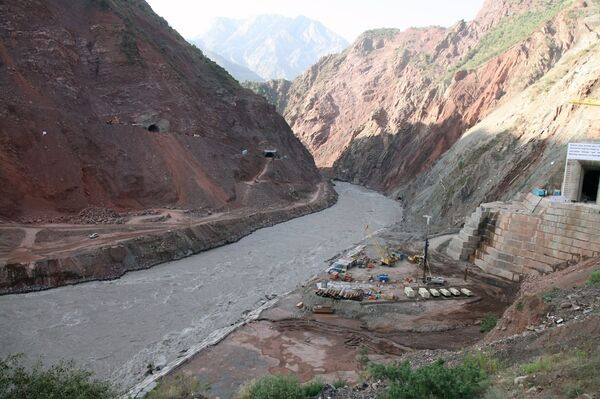 Роғун ГЭСи қурилиши - Sputnik Ўзбекистон