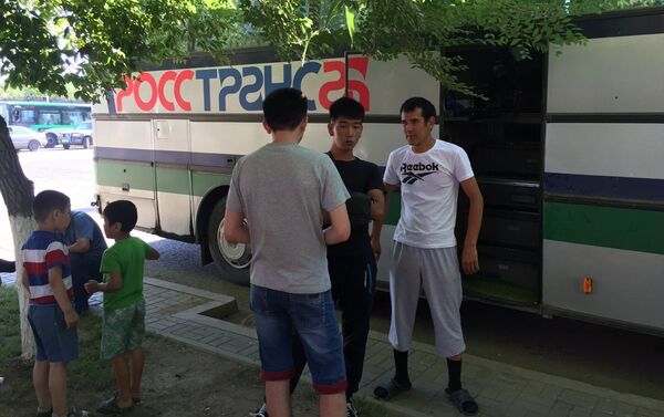 Пассажиры автобуса, застрявшие в Астане - Sputnik Узбекистан