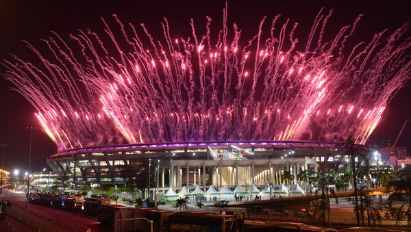 Церемония открытия XXXI летних Олимпийских игр в Рио-де-Жанейро - Sputnik Ўзбекистон
