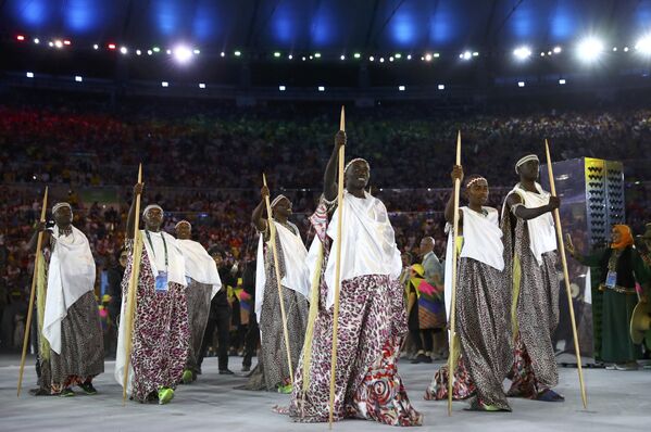 Сборная Бурунди на церемонии открытия Олимпийских Игр в Рио - Sputnik Узбекистан