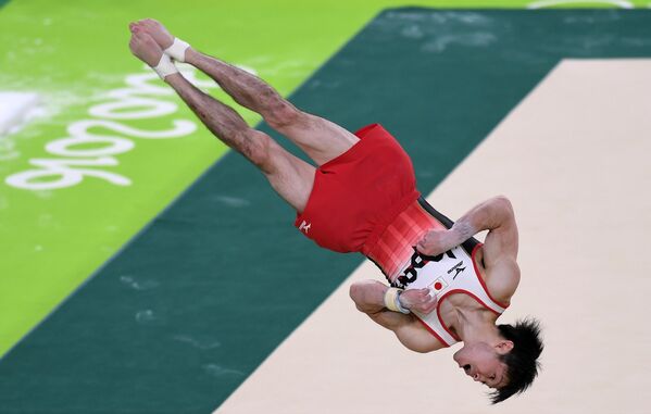 Олимпиада 2016. Спортивная гимнастика. Мужчины. Командное многоборье - Sputnik Узбекистан