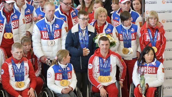 Российские спортсмены-паралимпийцы - Sputnik Узбекистан