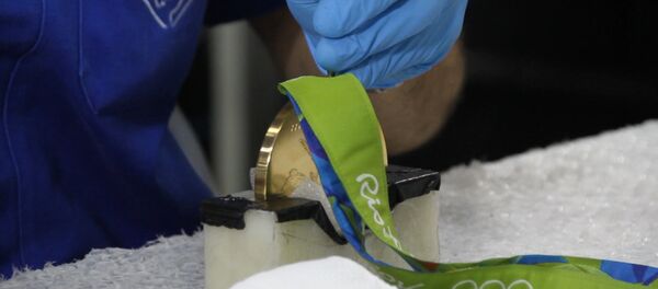 Rio-de-Janeyroda Olimpiya o‘yinlari-2016 uchun medallar qanday tayyorlanadi - Sputnik O‘zbekiston