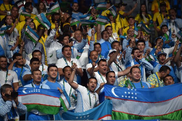 Узбекские болельщики на Олимпиаде в Рио - Sputnik Узбекистан