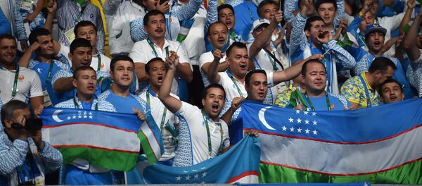 Узбекские болельщики на Олимпиаде в Рио Узбекские болельщики на Олимпиаде в Рио - Sputnik Узбекистан