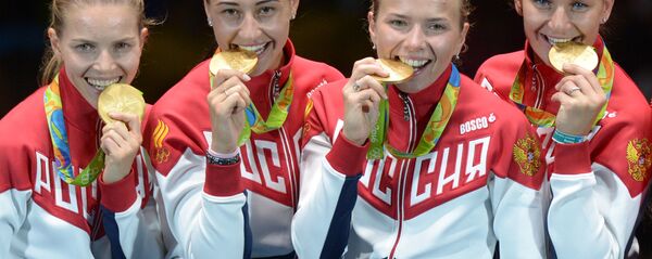 Олимпиада 2016. Фехтование. Женщины. Сабля. Командное первенство Олимпиада 2016. Фехтование. Женщины. Сабля. Командное первенство - Sputnik Ўзбекистон