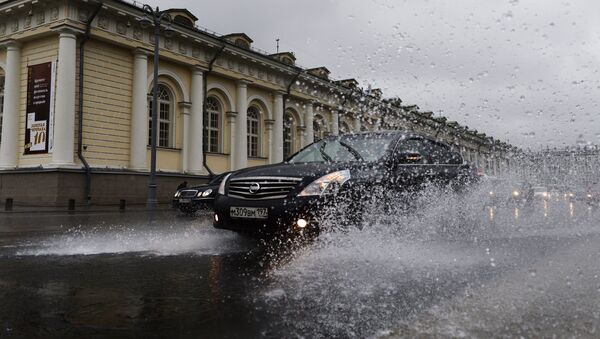 Дождь в Москве - Sputnik Узбекистан