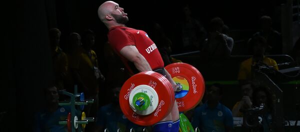 Узбекский тяжелоатлет Руслан Нурудинов Узбекский тяжелоатлет Руслан Нурудинов - Sputnik Ўзбекистон