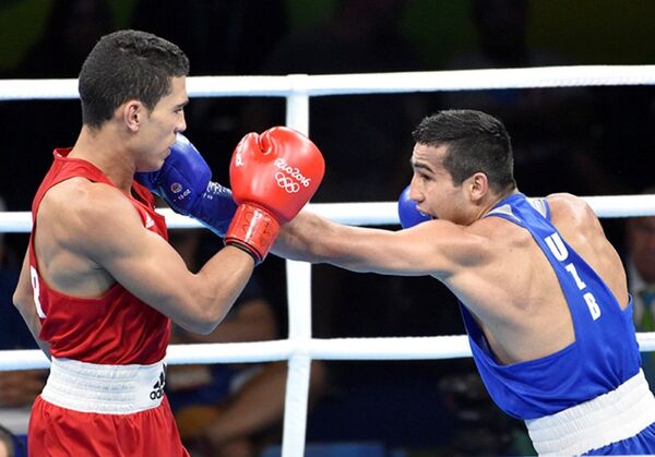 Узбекский боксер Шахрам Гиясов Узбекский боксер Шахрам Гиясов - Sputnik Ўзбекистон