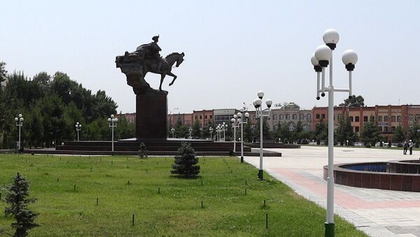 Андижан, площадь Бабура - Sputnik Узбекистан