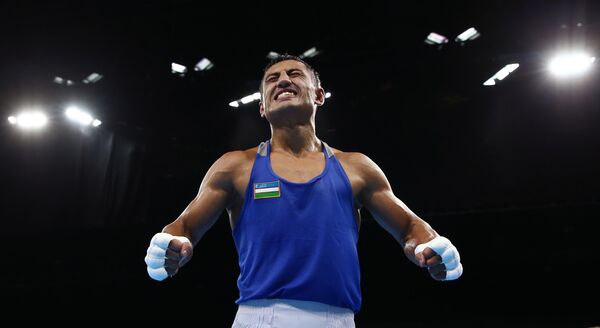 узбекский боксер Фазлиддин Гаипназаров на олимпиаде в Рио узбекский боксер Фазлиддин Гаипназаров на олимпиаде в Рио - Sputnik Ўзбекистон
