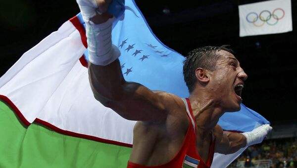 Олимпийский чемпион Рио по боксу Фазлиддин Гаипназаров - Sputnik Узбекистан