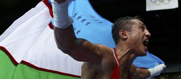 Олимпийский чемпион Рио по боксу Фазлиддин Гаипназаров - Sputnik Узбекистан