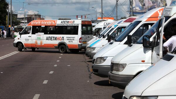 Работа маршрутных такси в Москве - Sputnik Узбекистан