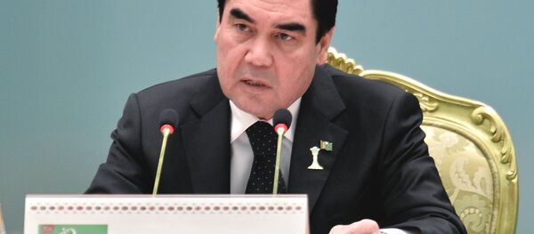 Туркманистон президенти Гурбангули Бердимуҳаммедов Туркманистон президенти Гурбангули Бердимуҳаммедов - Sputnik Ўзбекистон