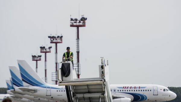 Обслуживание самолетов в аэропорту Домодедово - Sputnik Узбекистан