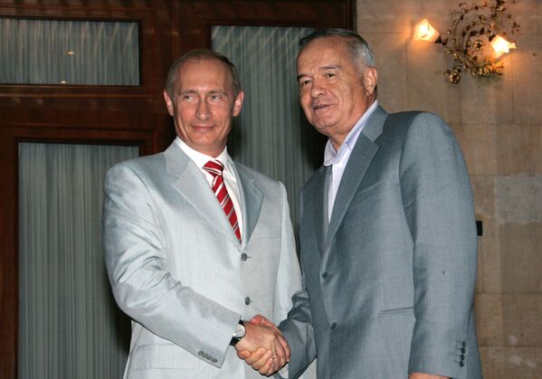 O‘zbekiston prezidenti Islom Karimov va Rossiya prezidenti Vladimir Putin - Sputnik O‘zbekiston