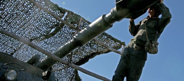 Voyennie ucheniya v Kaliningradskoy oblasti - Sputnik O‘zbekiston