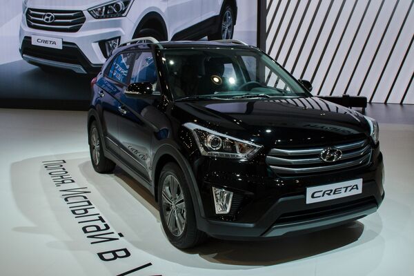 Hyundai Creta на Московском Международном автосалоне - Sputnik Узбекистан