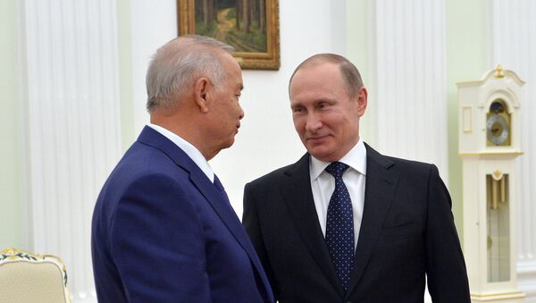 Rossiya prezidenti V. Putin va Oʻzbekiston prezidenti Islom Karimov uchrashuvi - Sputnik Oʻzbekiston