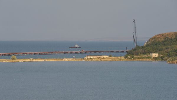 Строительство Керченского моста в Крыму - Sputnik Узбекистан