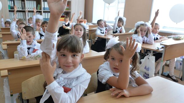 Начало учебного года в школах России - Sputnik Ўзбекистон