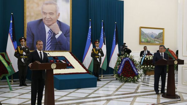 Прощание с президентом Узбекистана И. Каримовым - Sputnik Узбекистан