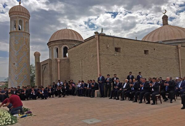 Церемония прощания с Исламом Каримовым в Самарканде - Sputnik Узбекистан