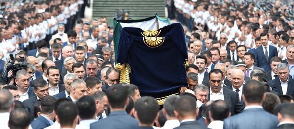 Самарқандда Ислом Каримов билан видолашув маросими - Sputnik Ўзбекистон