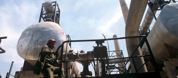 Установки для получения серы на Мубарекском газоперерабатывающем заводе Установки для получения серы на Мубарекском газоперерабатывающем заводе - Sputnik Узбекистан