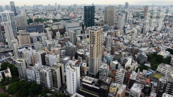 Вид на город Токио  - Sputnik Ўзбекистон
