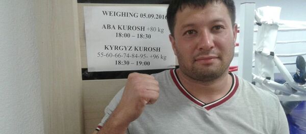 Борец из команды Узбекистана Данияр Абдрахимов, выступающий на II Всемирных играх кочевников - Sputnik Узбекистан