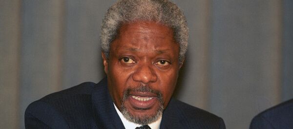 БМТнинг собиқ Бош котиби Кофи Аннан БМТнинг собиқ Бош котиби Кофи Аннан - Sputnik Ўзбекистон