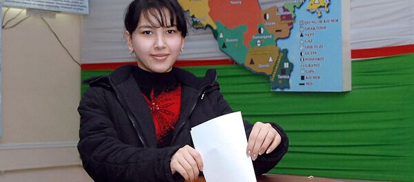 Ўзбекистонда сайлов участкаси Ўзбекистонда сайлов участкаси - Sputnik Ўзбекистон