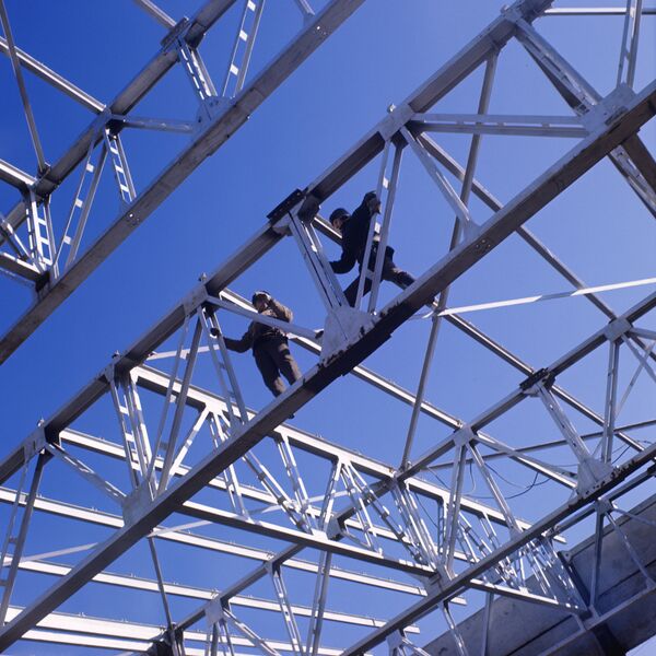 Строительство Сырдарьинской ГРЭС Строительство Сырдарьинской ГРЭС - Sputnik Узбекистан