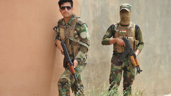 Вооруженные силы Иракского Курдистана в провинции Киркук в Ираке - Sputnik Ўзбекистон