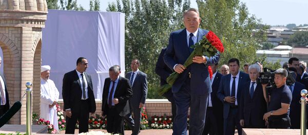 Қозоғистон президенти Самарқандга ташриф буюрди Қозоғистон президенти Самарқандга ташриф буюрди - Sputnik Ўзбекистон