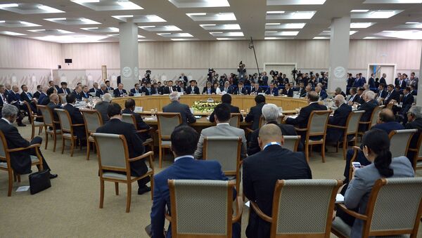 Заседание Совета глав государств-членов ШОС в расширенном составе - Sputnik Узбекистан
