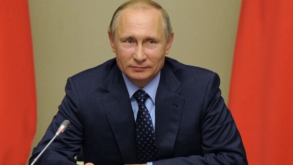 Президент РФ В. Путин - Sputnik Узбекистан