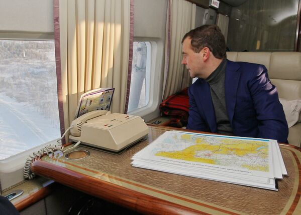 Рабочая поездка Д.Медведева в Республику Саха (Якутия) - Sputnik Узбекистан