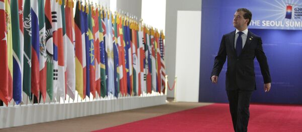 Премьер-министр РФ Д.Медведев Премьер-министр РФ Д.Медведев - Sputnik Ўзбекистон