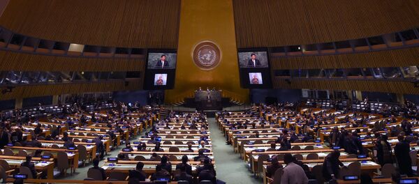 Генеральная Ассамблея Организации Объединенных Наций в Нью-Йорке Генеральная Ассамблея Организации Объединенных Наций в Нью-Йорке - Sputnik Ўзбекистон