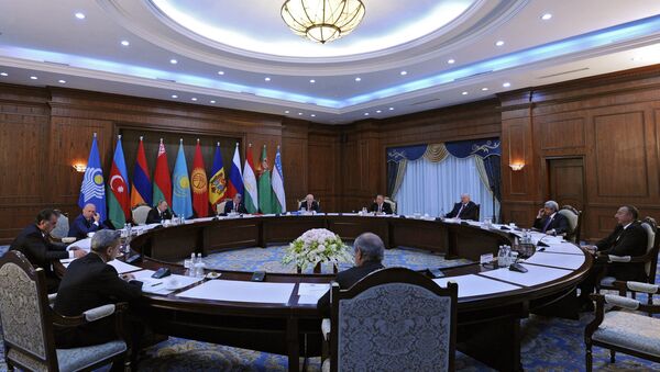 Президент РФ В. Путин принял участие в заседании Совета глав государств – участников СНГ - Sputnik Узбекистан