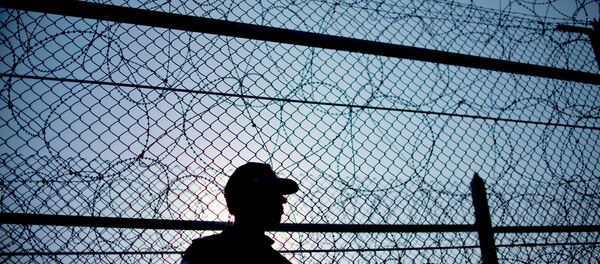 Военнослужащий на границе - Sputnik Узбекистан