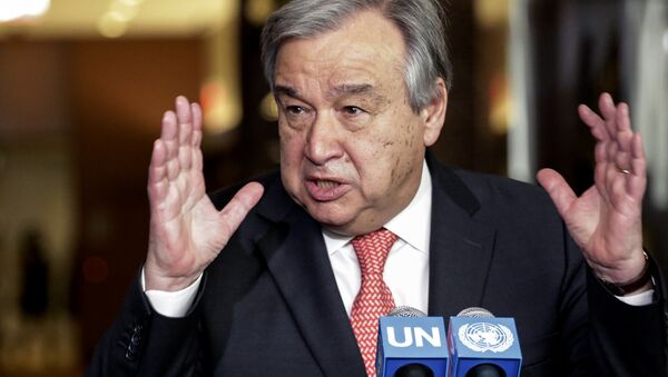 Экс-верховный комиссар ООН по делам беженцев Антониу Гутерреш - Sputnik Узбекистан