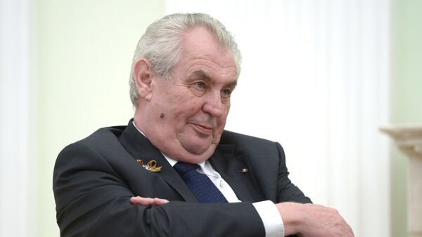  Prezident Cheshskoy Respubliki Milosh Zeman - Sputnik Oʻzbekiston